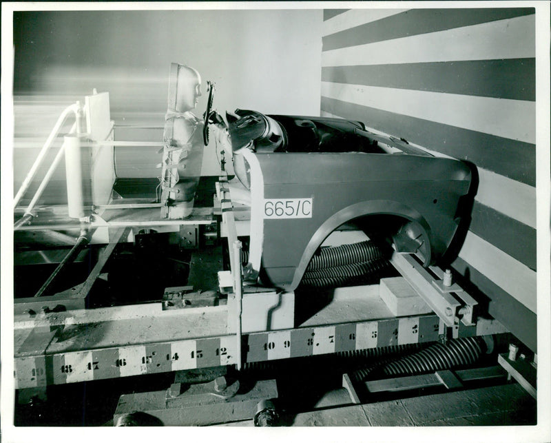 Fiat Crash Impact Testing - Vintage Photograph