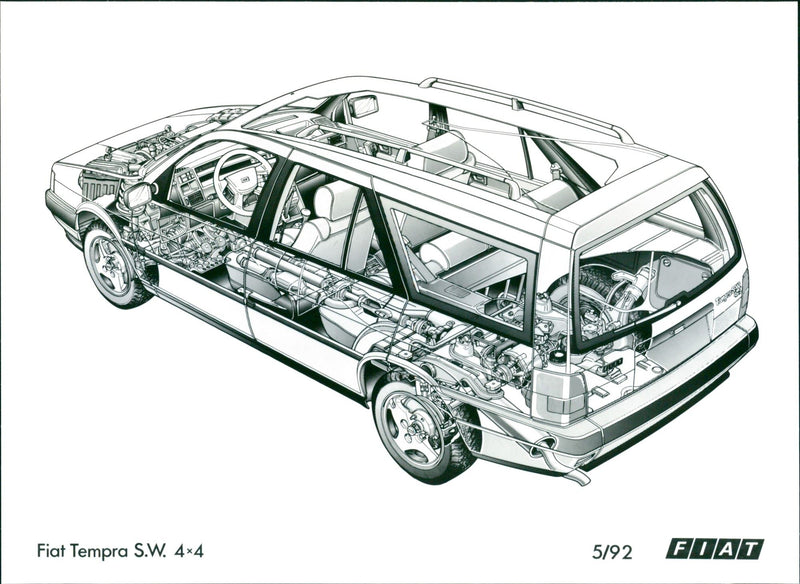 Fiat Tempra - Vintage Photograph