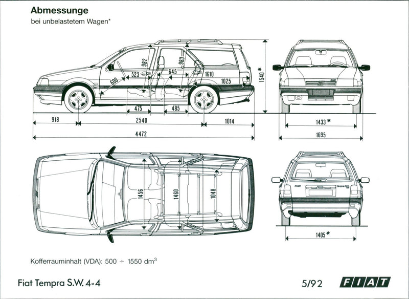 Fiat Tempra - Vintage Photograph