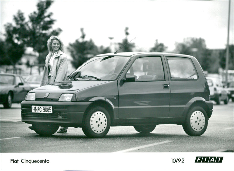 1992 Fiat Cinquecento - Vintage Photograph