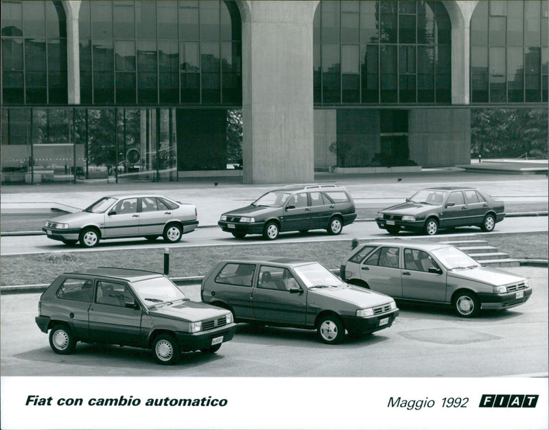 1992 Fiat with automatic transmission - Vintage Photograph