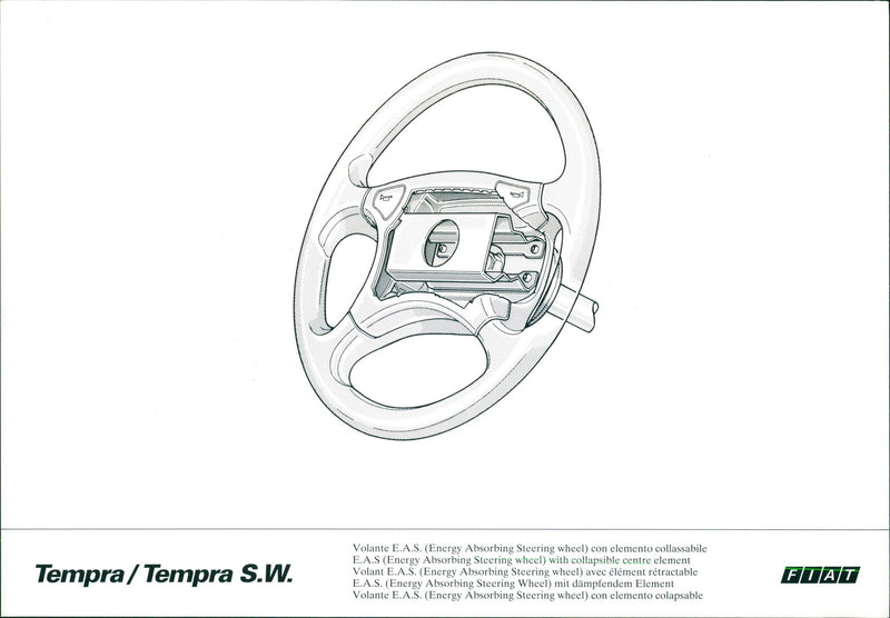 1993 Fiat Tempra S.W. - Vintage Photograph