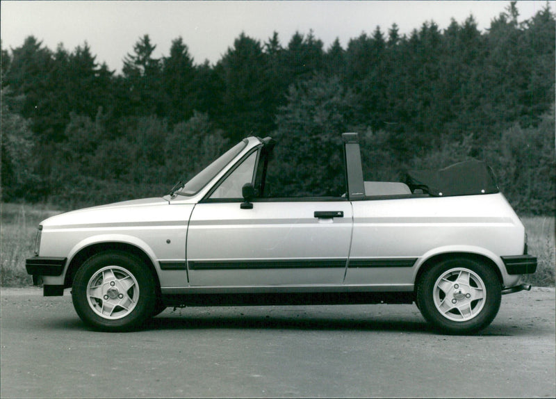 A topdown car - Vintage Photograph