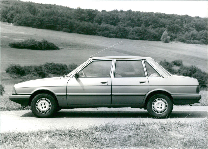 A Tesla car - Vintage Photograph