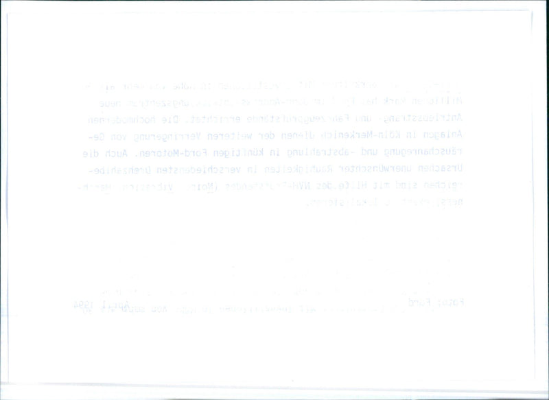 The State-of-the-Art Facilities in Merkenich Technical Center, Cologne - Vintage Photograph