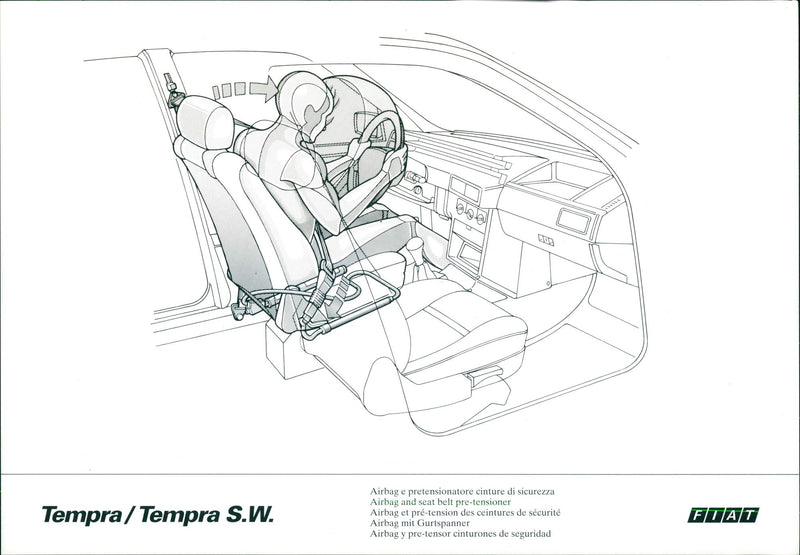 1993 Fiat Tempra S.W. - Vintage Photograph