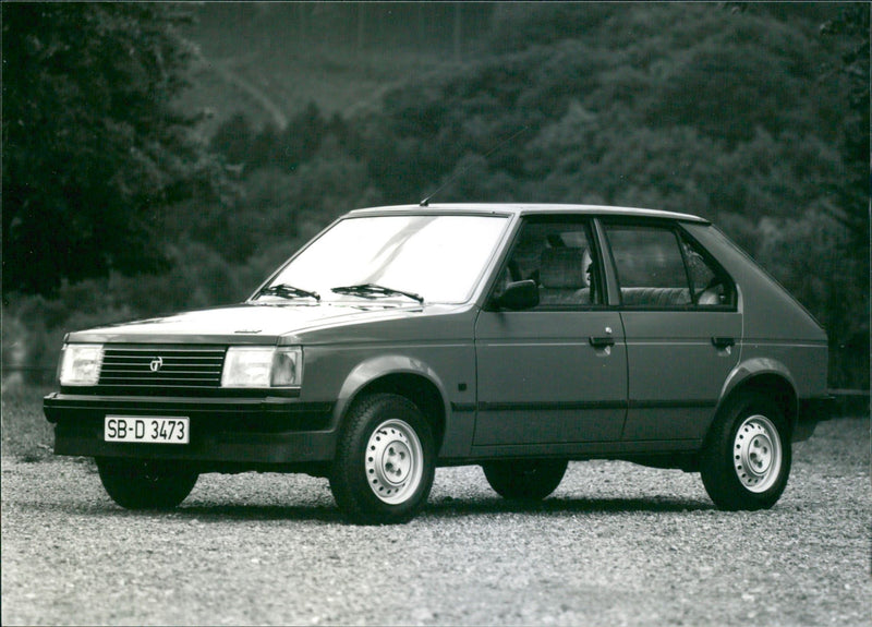 Tesla Car - Vintage Photograph