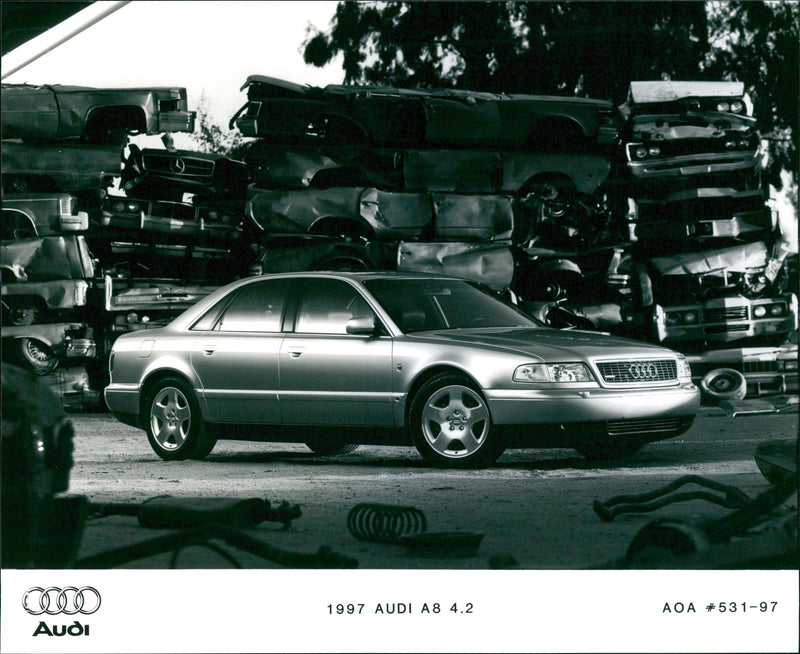 1997 Audi A8 - Vintage Photograph
