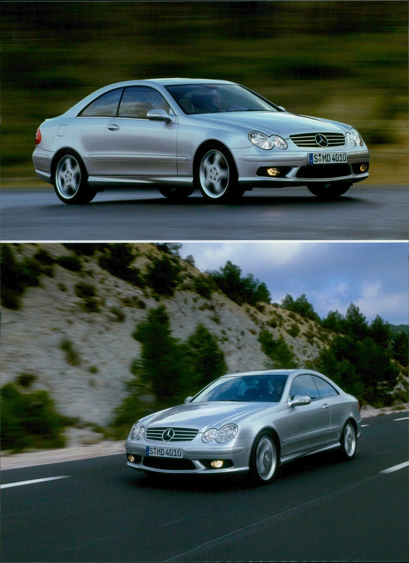 Mercedes CLK 55 AMG - Vintage Photograph