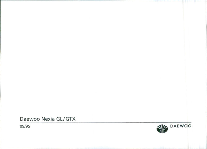 1995 Daewoo Nexia GL/GTX - Vintage Photograph
