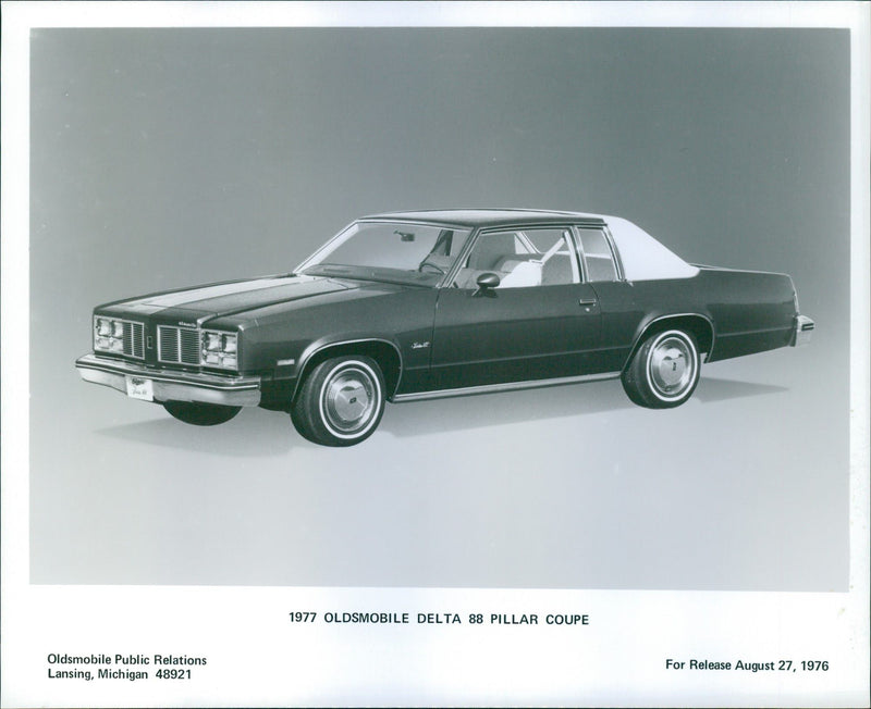 1977 Oldsmobile Delta 88 Pillar Coupe - Vintage Photograph