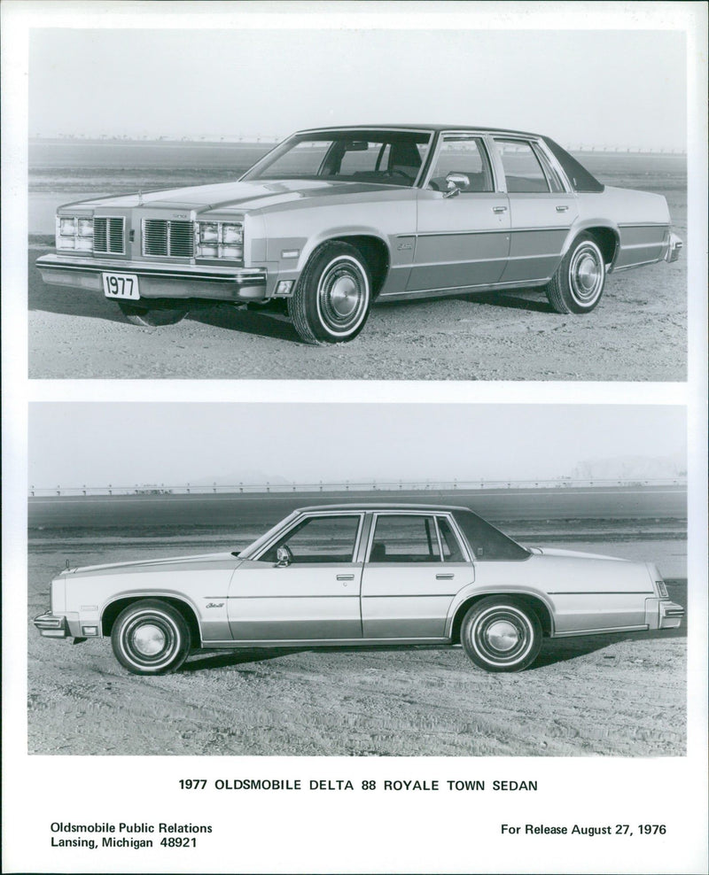 1977 Oldsmobile Delta 88 Royale Town Sedan - Vintage Photograph