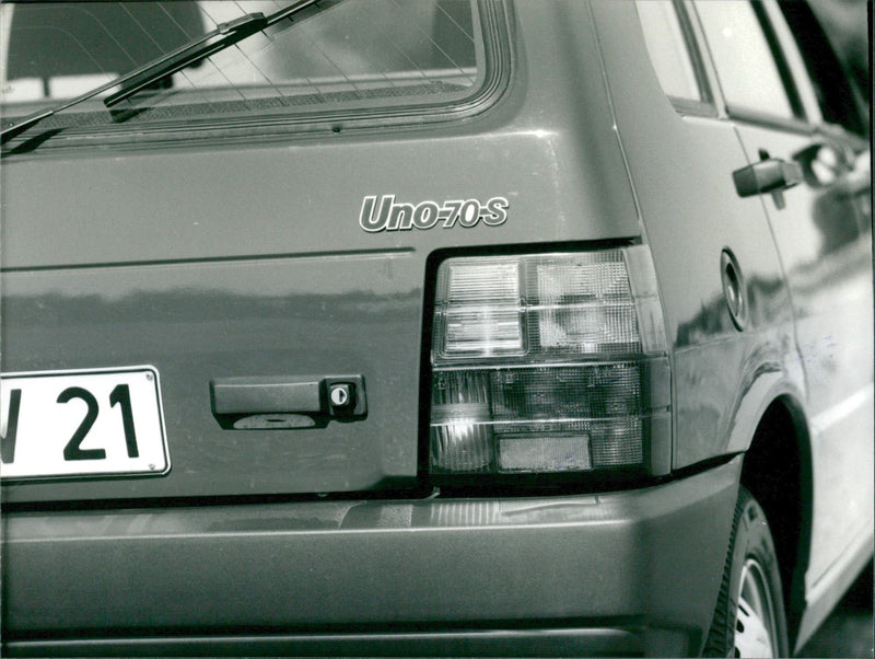 Fiat Uno 70 S - Vintage Photograph