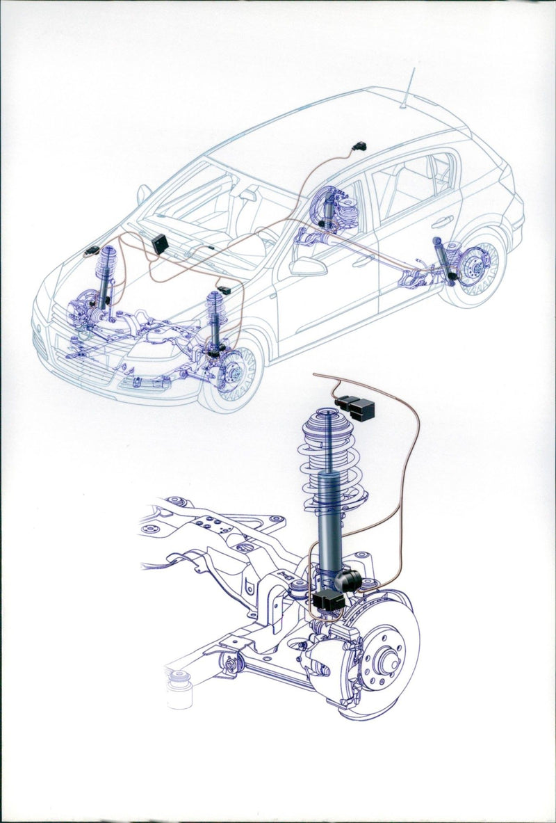 2003 Opel Astra - Vintage Photograph