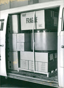 A cargo van - Vintage Photograph