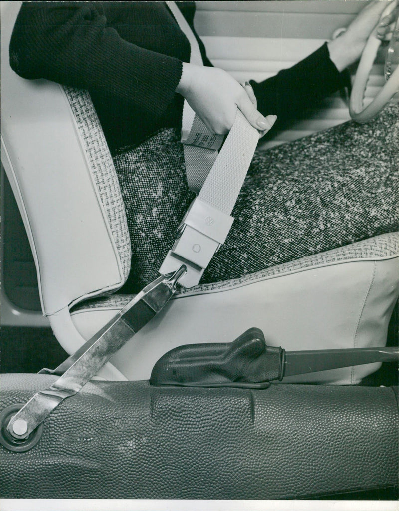 Car Seatbelt - Vintage Photograph