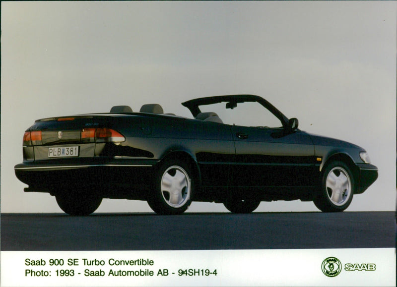 1993 Saab 900 SE Turbo Convertible - Vintage Photograph