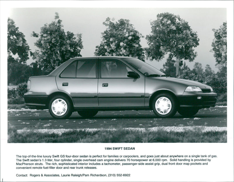 1994 Swift Sedan - Vintage Photograph