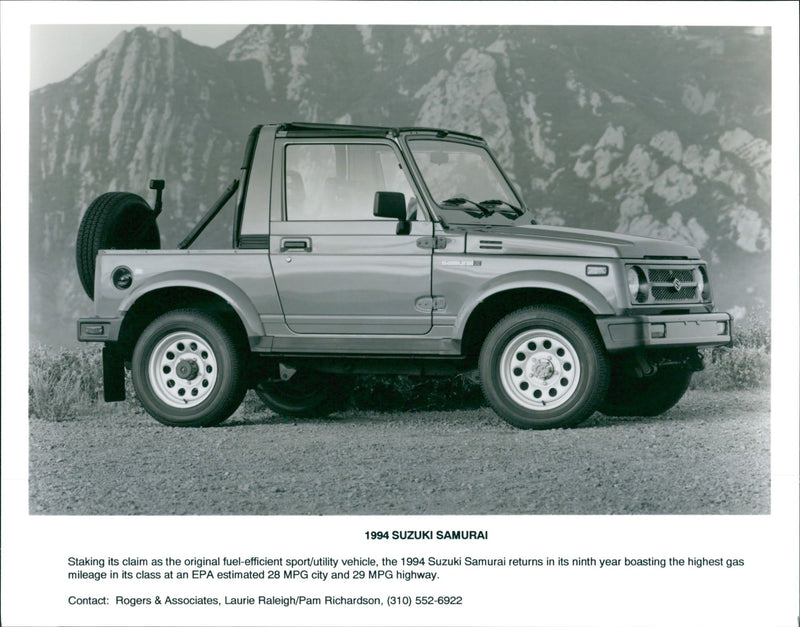 1994 Suzuki Samurai - Vintage Photograph