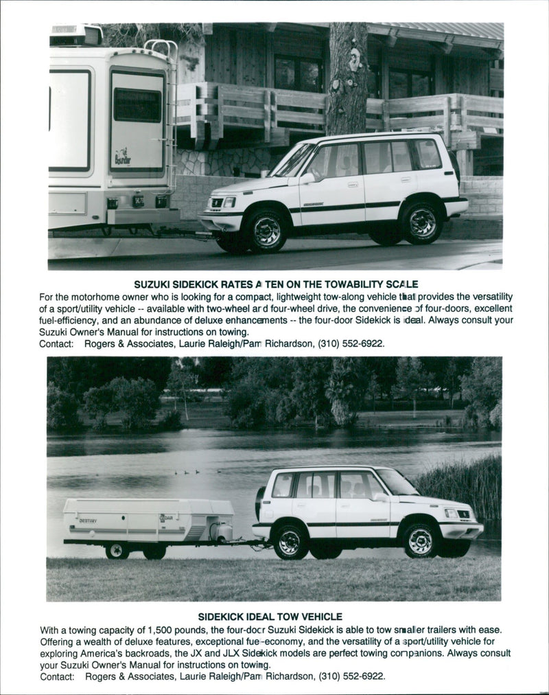 Suzuki Sidekick - Vintage Photograph