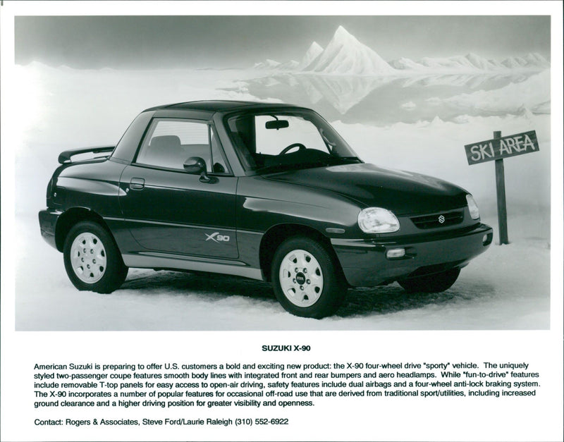 Suzuki X-90 - Vintage Photograph