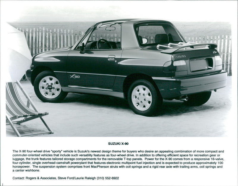 Suzuki X-90 - Vintage Photograph