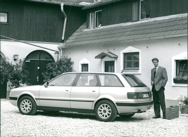 1992 Audi 80 - Vintage Photograph