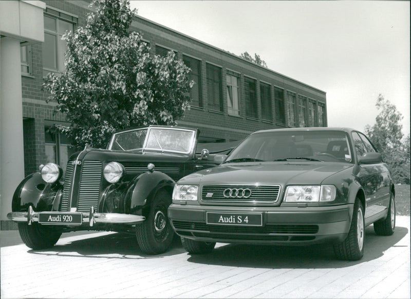 Audi 920 and Audi S4 - Vintage Photograph