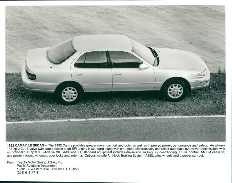 1992 Toyota Camry LE Sedan - Vintage Photograph