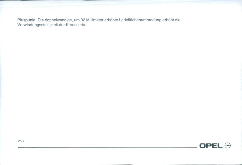 Opel 1997 - Vintage Photograph