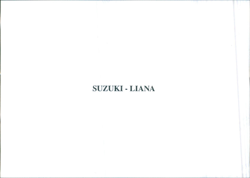 Suzuki-Liana - Vintage Photograph