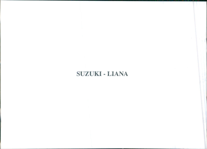 Suzuki-Liana - Vintage Photograph