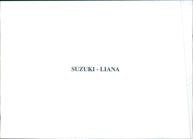 Suzuki-Liana - Vintage Photograph