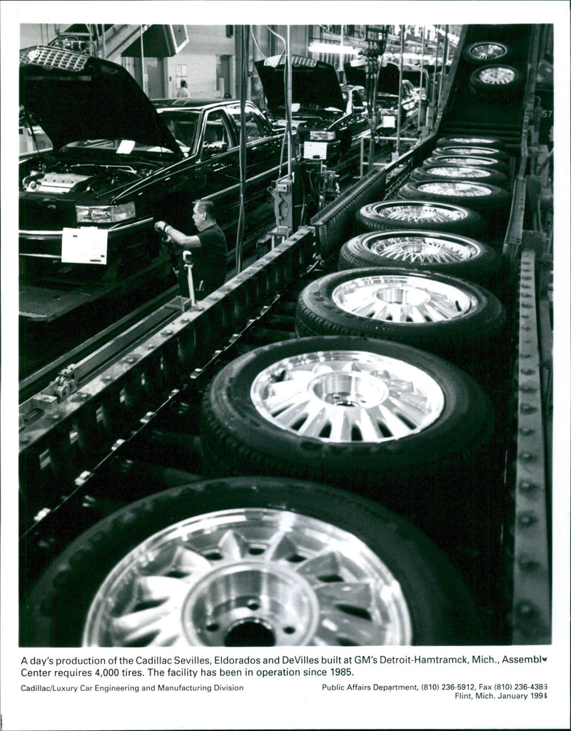 Cadillac Manufacturing Division - Vintage Photograph