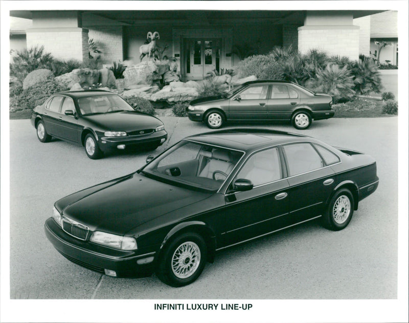 1994 Infiniti Luxury Line-Up - Vintage Photograph
