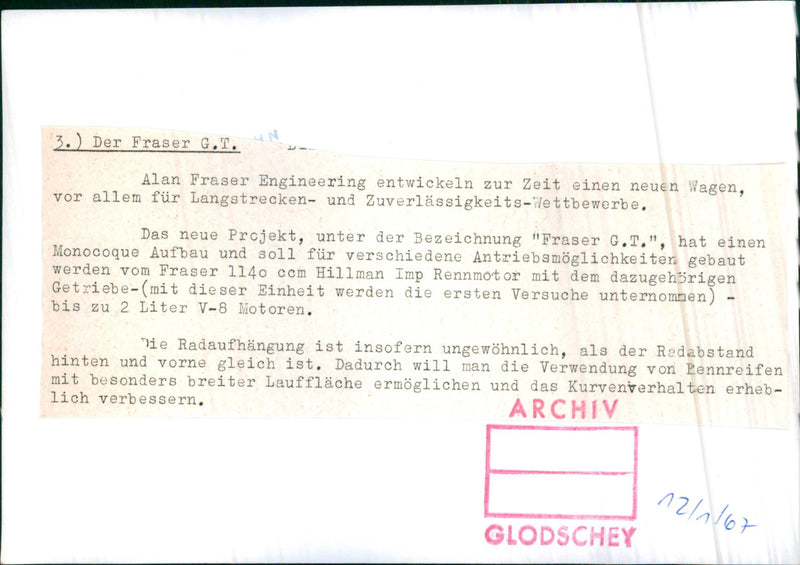 Fraser G.T. - Vintage Photograph