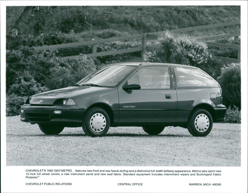 1992 Chevrolet's Geo Metro - Vintage Photograph