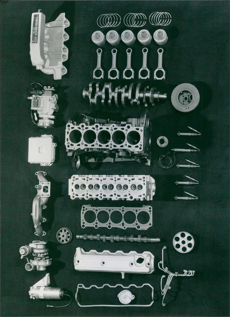 1990 Audi 100 - Vintage Photograph