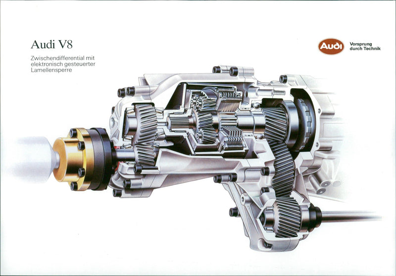 Audi V8 - Vintage Photograph