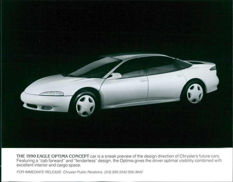 1990 Eagle Optima Concept - Vintage Photograph