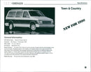 1990 Chrysler Town & Country - Vintage Photograph