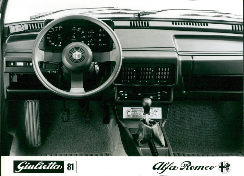 1981 Alfa Romeo Giulietta - Vintage Photograph