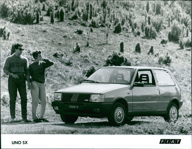 Fiat Uno Sx. - Vintage Photograph