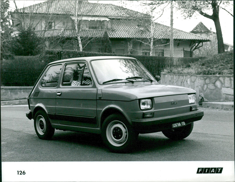 Fiat 126. - Vintage Photograph