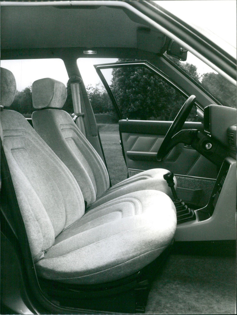 1981 Renault 9 Front Seats - Vintage Photograph