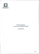 2001 Peugeot MOONSTER - Vintage Photograph