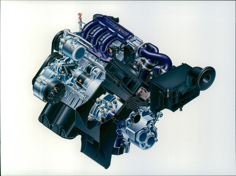 Smart Suprex Turbo Petrol Engine - Vintage Photograph