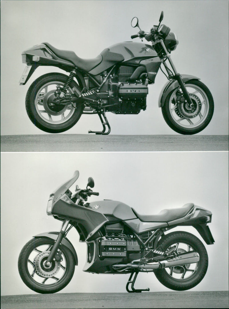 BMW K 75 and BMW K 75S - Vintage Photograph