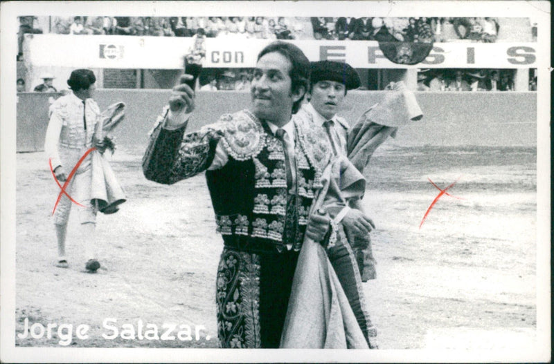 Jorge Salazar, Bullfighter - Vintage Photograph