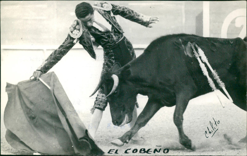 Bullfighter - Vintage Photograph